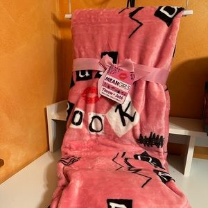 Mean girls burn book throw blanket